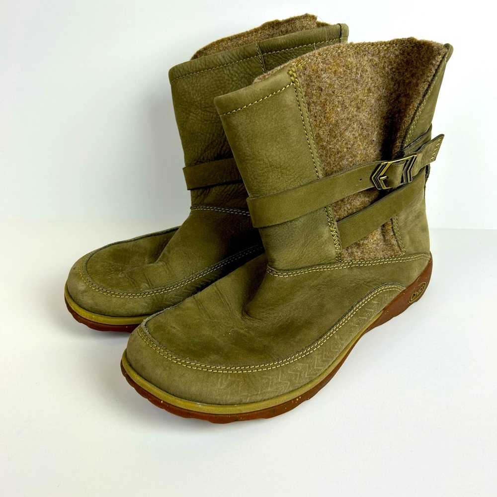 Chaco Samdstone leather boots